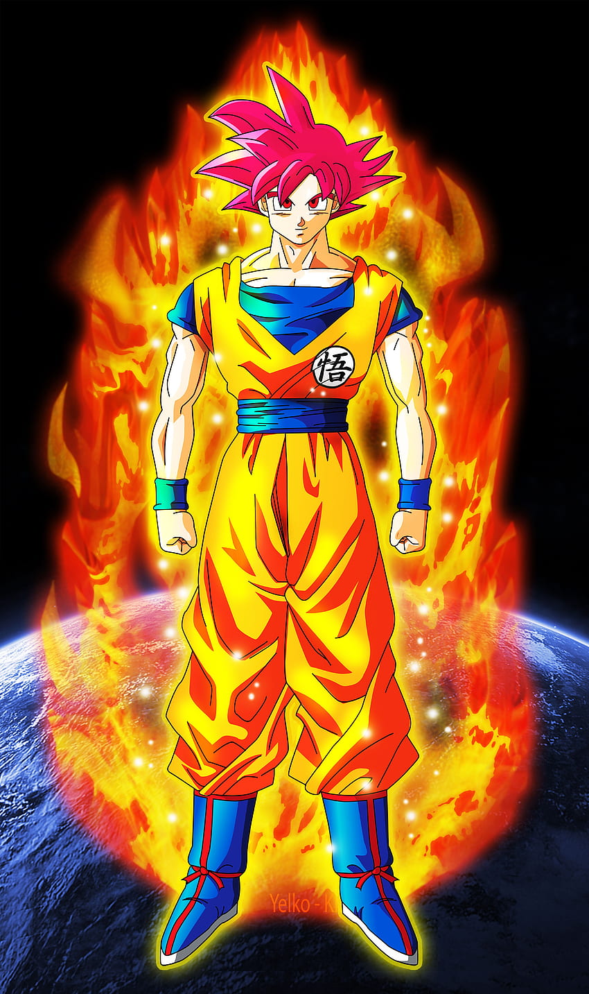 Super Saiyan Goku' Metal Poster, anime dbz HD phone wallpaper