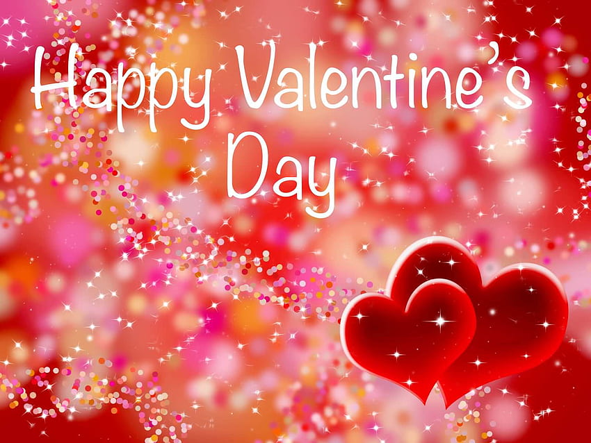 Most Beautiful Happy Valentine's Day Greeting And, Pink Valentine Day ...