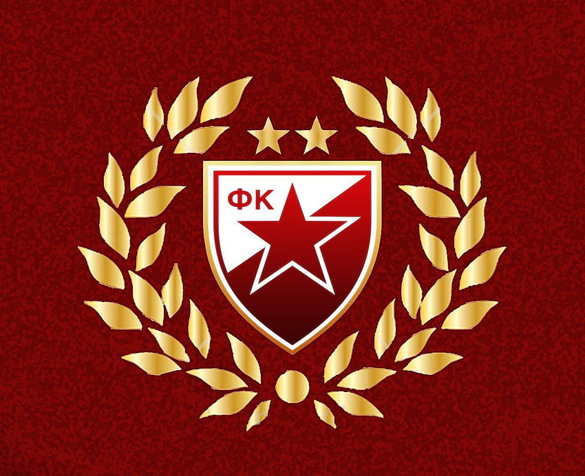 Red Star Belgrad, Klub, Antigua Jugosławia, Gwiazdy - Crvena Tapeta HD