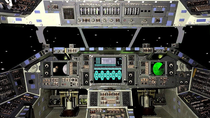 Spaceship Cockpit, Space Shuttle Cockpit HD wallpaper