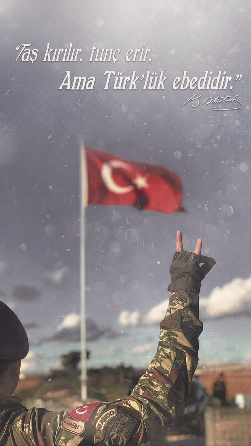ทหารตุรกี Turkiye อังกฤษ Turk-bayragi สหรัฐอเมริกา ABD ไก่งวง ฝรั่งเศส เติร์ก อเมริกา วอลล์เปเปอร์โทรศัพท์ HD