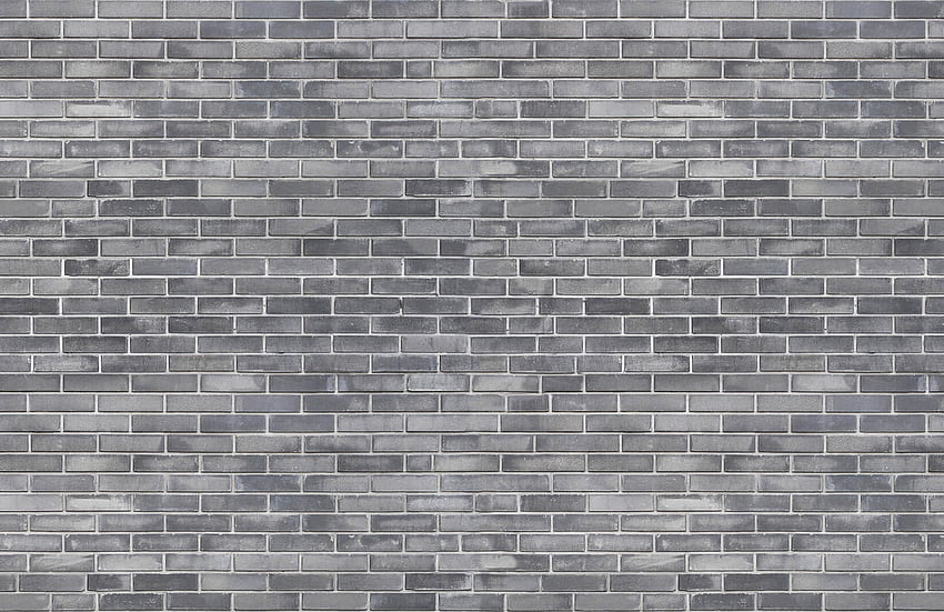 Wand aus grauem Backstein, grauer Backstein HD-Hintergrundbild