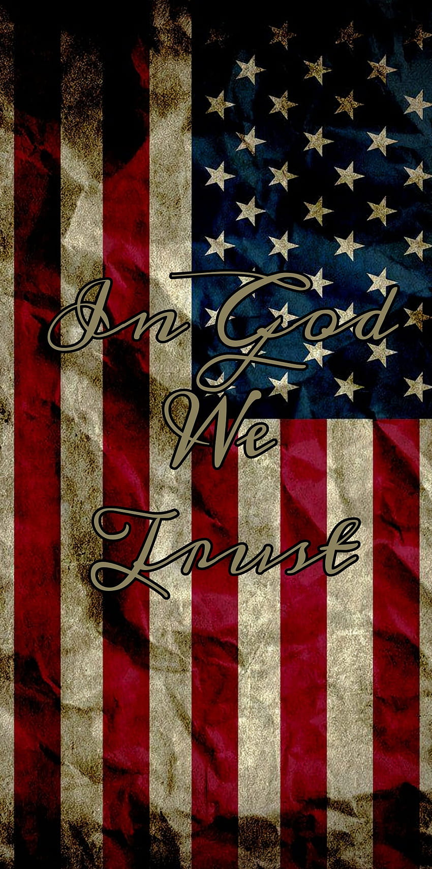 In God We Trust, America, Faith, Flag, Patriot Sfondo del telefono HD