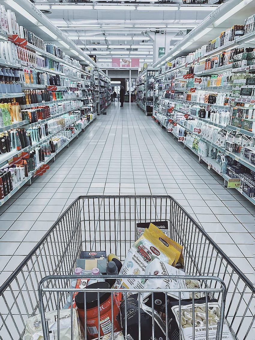 Grocery cart , , , Grocery Shopping HD phone wallpaper