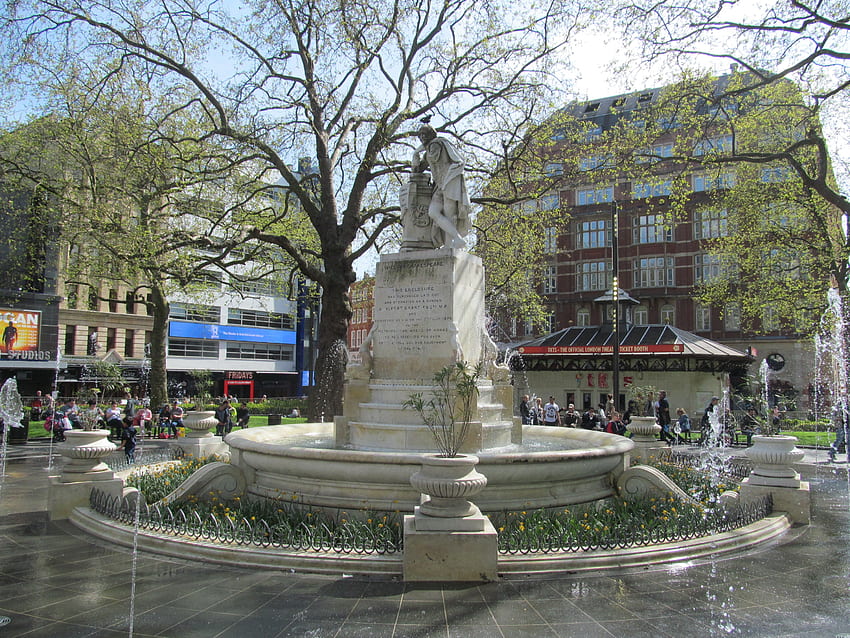 Shakespear's Fountain, Monuments, Fountains, London, Parks, Waterfeatures HD wallpaper