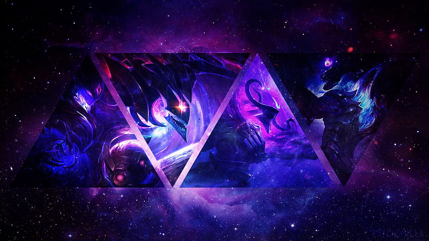 Estrella Oscura Orianna, Thresh, Kha'zix y Varus Por Psychomilla - Liga fondo de pantalla