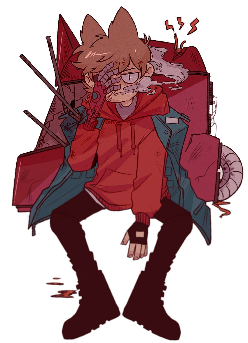 By threehairs on Tumblr. Cartoon, Eddsworld tord, Art HD phone wallpaper