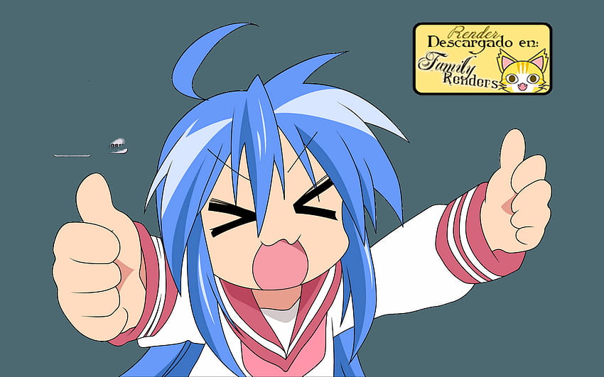 Kawaii Kon Lucky Star Konata Izumi Anime - glücklich HD-Hintergrundbild