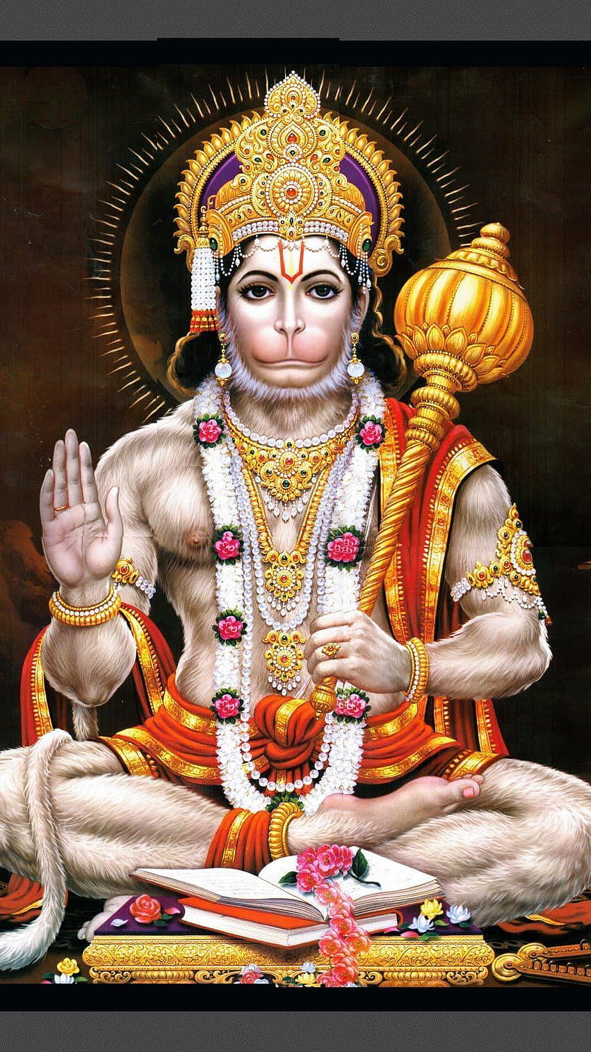 Shree ram hanuman, señor hanuman fondo de pantalla del teléfono