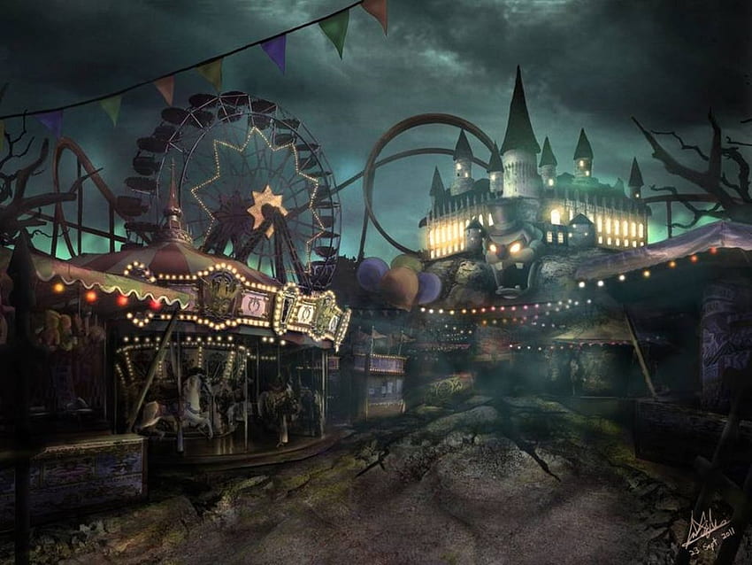Circus & Co. Creepy carnival, Carnival, Evil Circus HD wallpaper