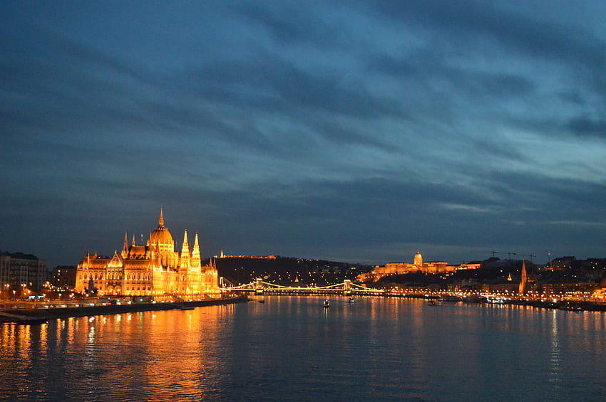 budapest, castle, danube river, parliament . Cool HD wallpaper