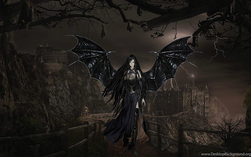 Gothic Vampire Angel For , Laptop And Tablet Background HD wallpaper