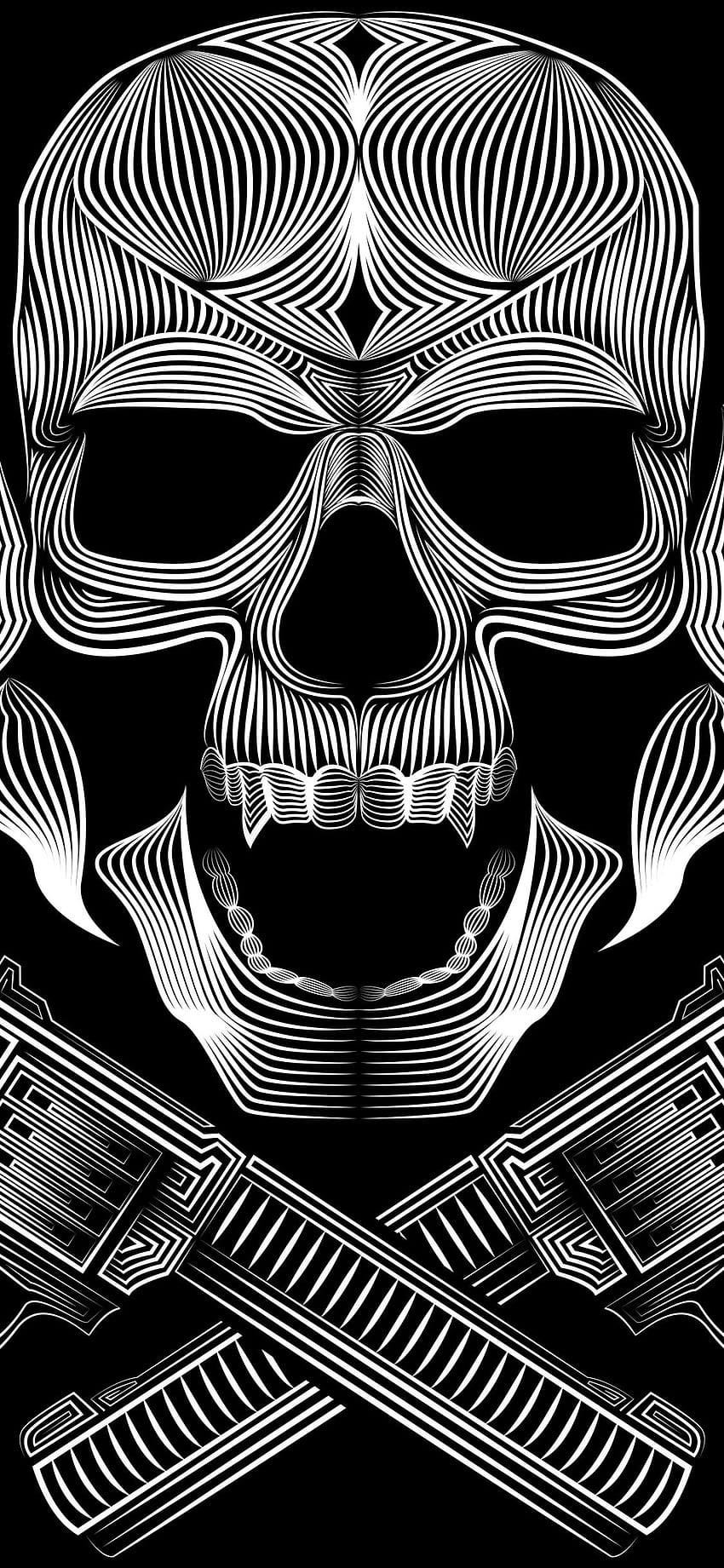 Skull Gangsters Vector iPhone XS, iPhone 10, iPhone X HD phone wallpaper