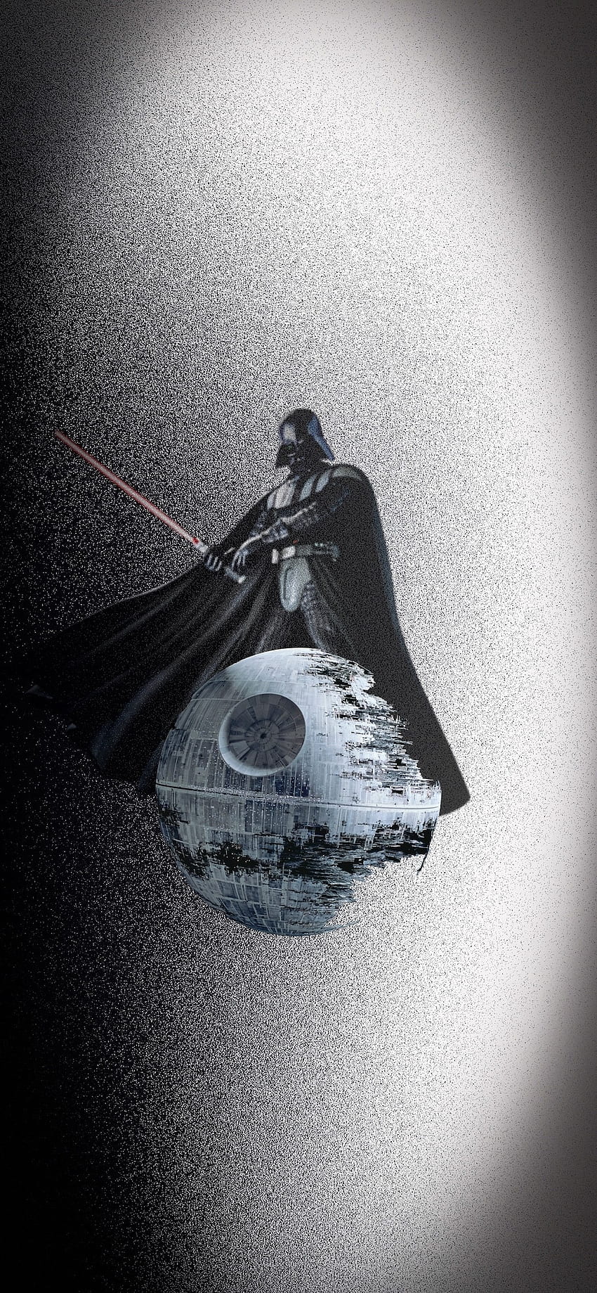 Darth Vader Light Saber Star Wars iPhone X - Lock Screen Star Wars iPhone, White Lightsaber HD phone wallpaper