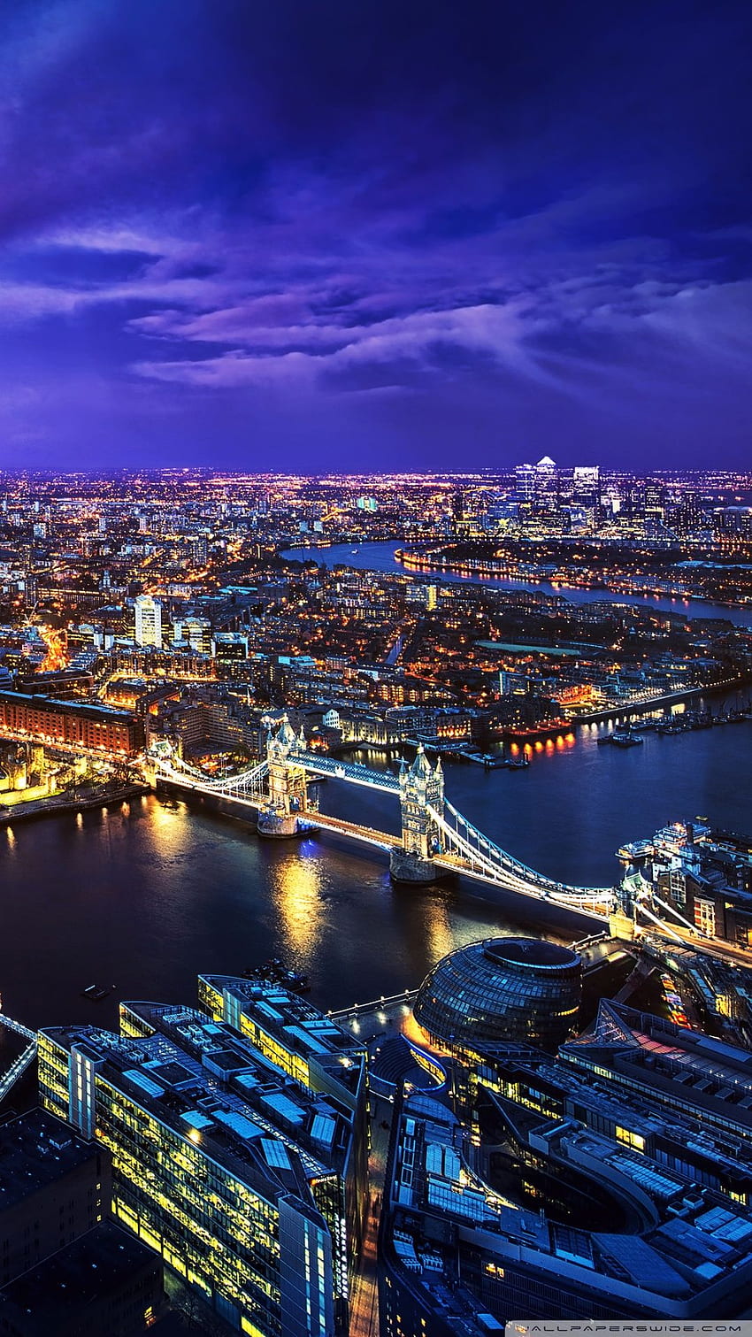 LONDRES SKYLINE AT NIGHT ❤ for • Wide Papel de parede de celular HD