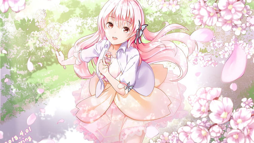 Pastel Pink Anime PC , Pastel Pink Anime HD wallpaper