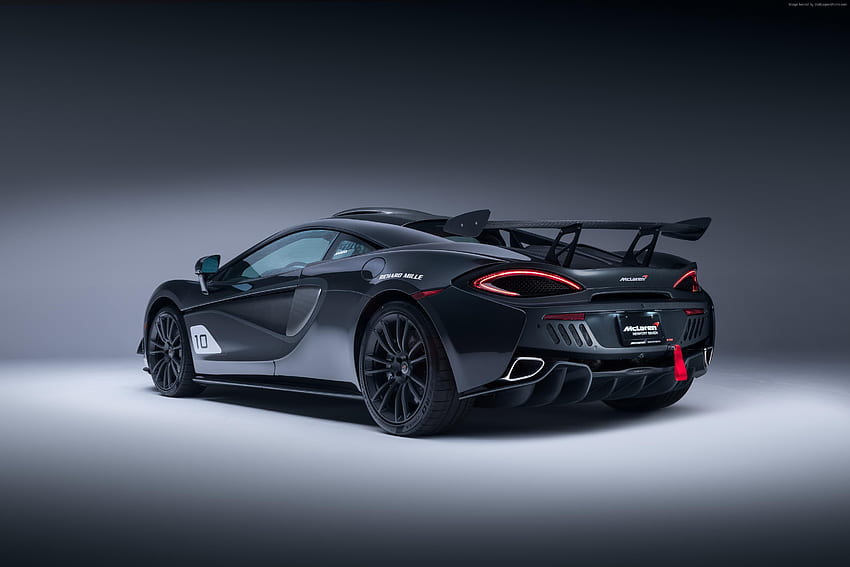 Siyah coupe, McLaren MSO X, spor araba, . HD duvar kağıdı