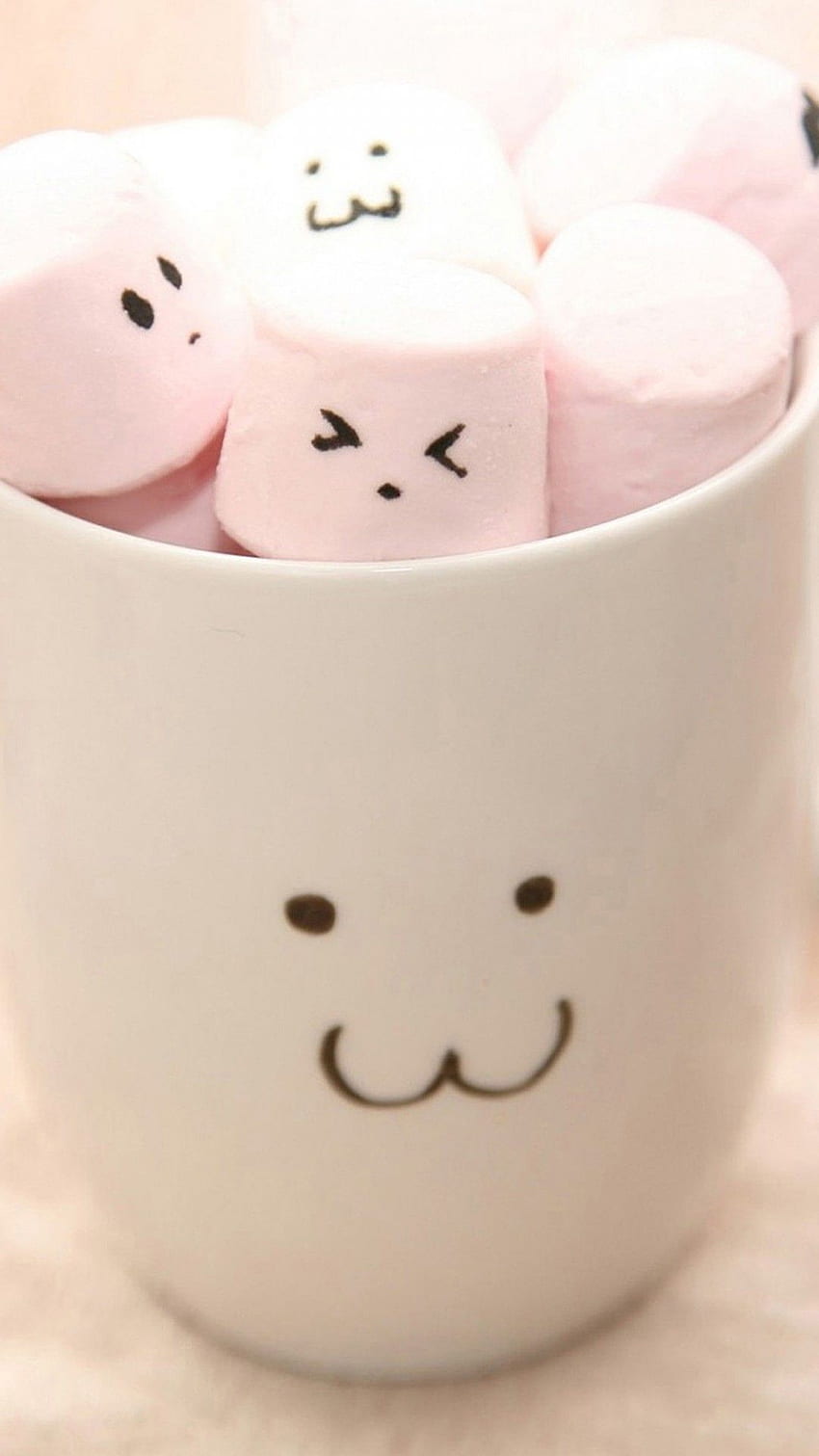 Cute marshmallows mobile . 壁紙. iPhone, Kawaii Marshmallows HD phone ...