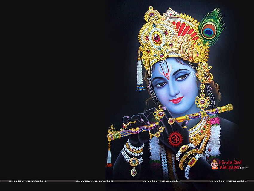 Lord Krishna Black for , Krishna Dark HD wallpaper