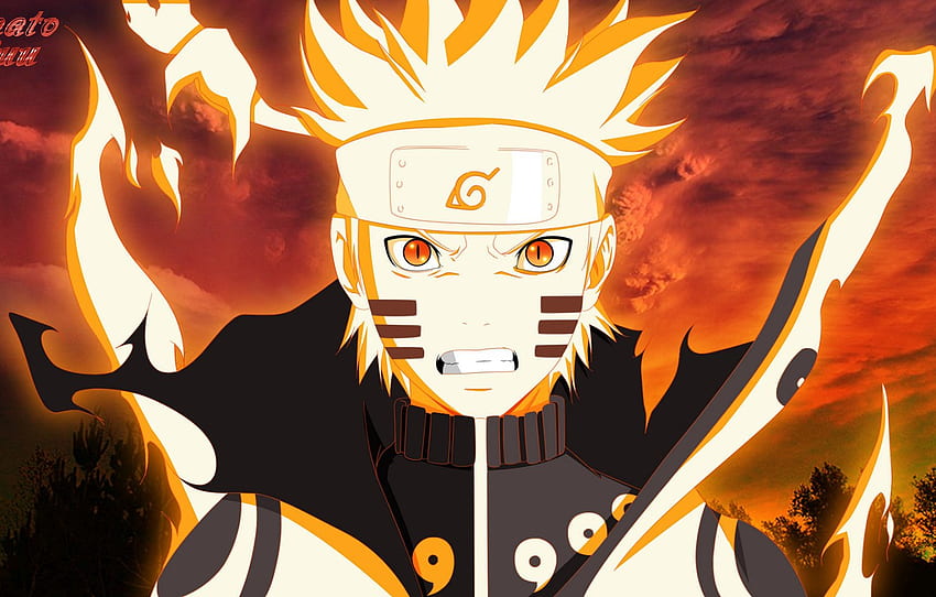 power, guy, Naruto, Naruto Uzumaki for , section сёнэн HD wallpaper