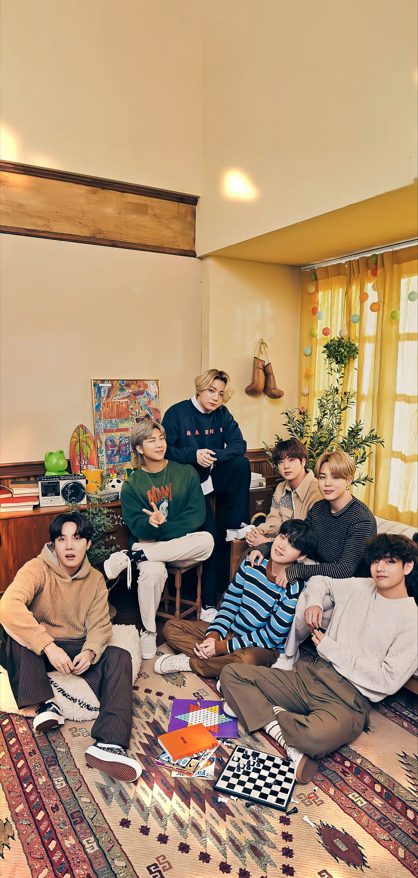 BTS, Jimin, Kpop, Seokjin, Taehyung, Namjoon, Jungkook, Yoongi, Hoseok HD-Handy-Hintergrundbild
