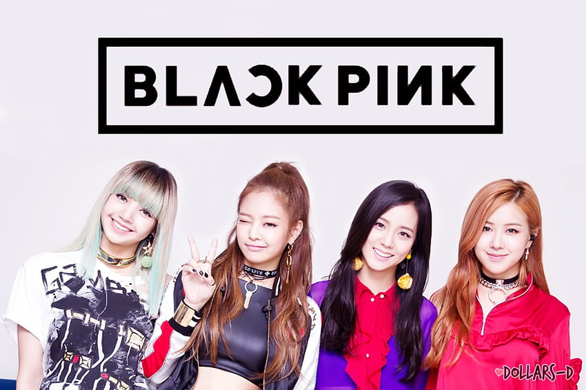 rosa negro Lisa de 2019, logotipo de Blackpink fondo de pantalla