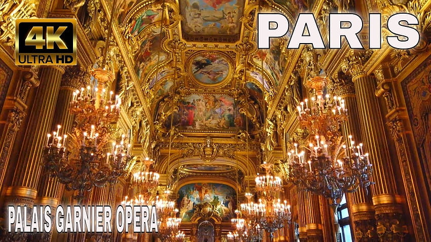 Palais Garnier Turu - Ağustos 2021 - Paris Opéra Garnier İçinde, Paris Opera Binası HD duvar kağıdı