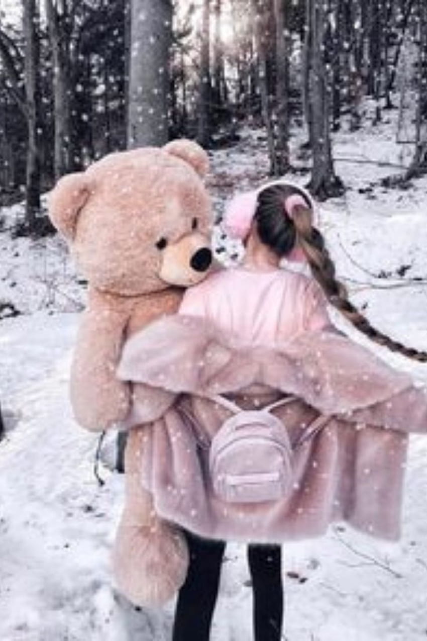Cute Teddy Bear in 2021. Teddy , Teddy girl, Teddy, Winter Teddy Bears HD  phone wallpaper