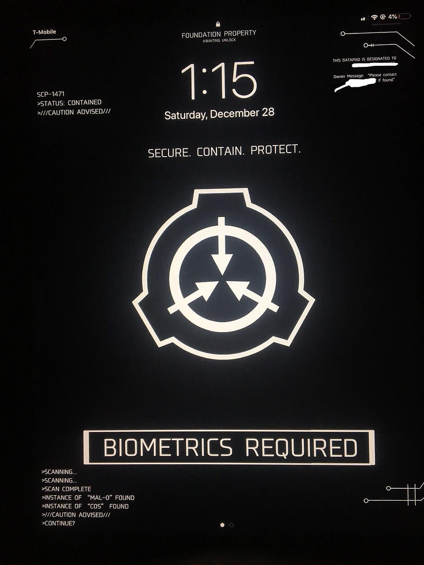 AIAD Homescreen - SCP Foundation