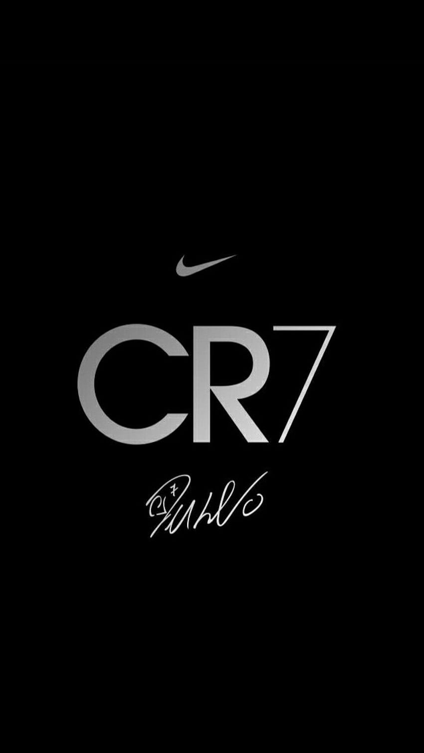 Cristiano Ronaldo, CR7 Schwarz HD-Handy-Hintergrundbild