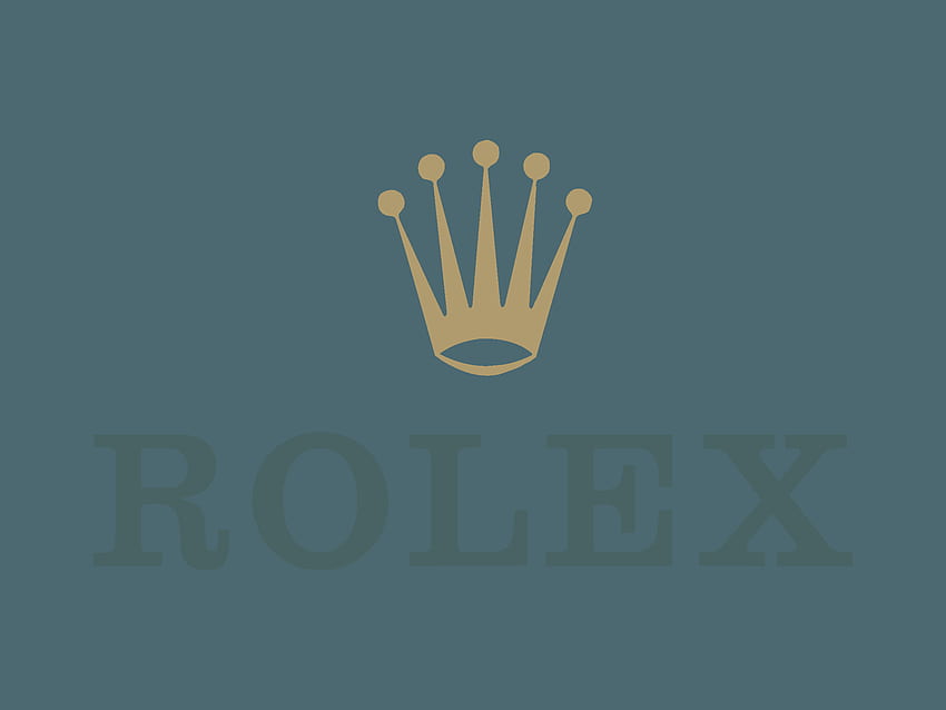Logo Rolex, korona Rolex Tapeta HD