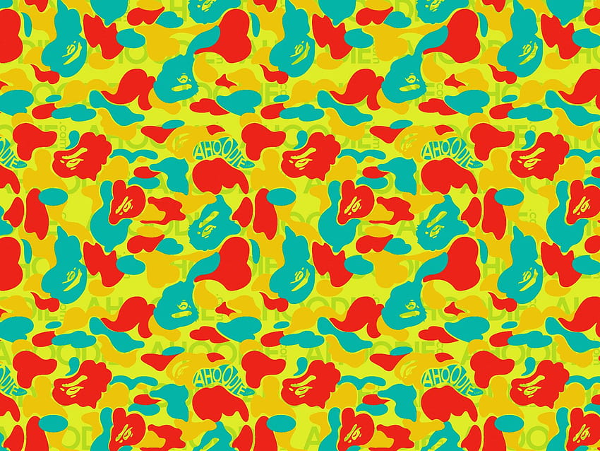 Bape, Supreme Camo HD wallpaper