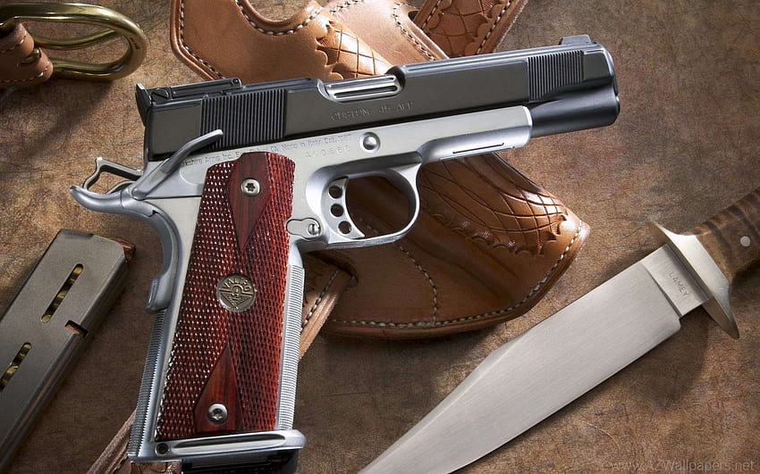 Broń Glock Pistolety Pistolet Nóż Tapeta HD