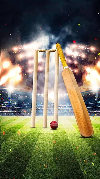 Cricket Ka Rad Ball With Stump Gilli cricket ka green ground ball red  HD phone wallpaper  Peakpx