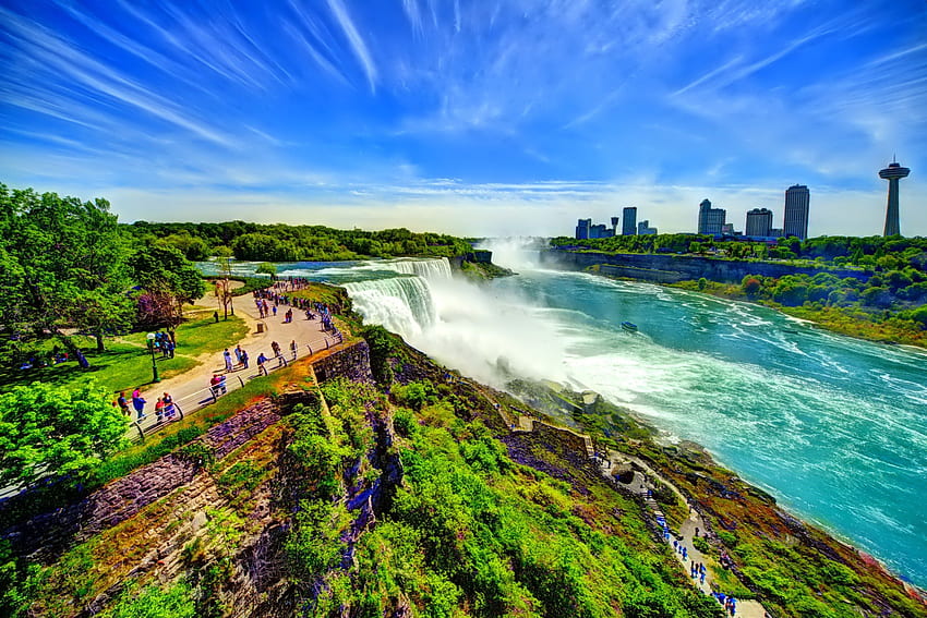 Niagara, Kanada, Wasserfall, USA HD-Hintergrundbild