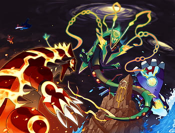 Monikinshi - #WIP #POKEMON #rayquaza #shiny #fanart