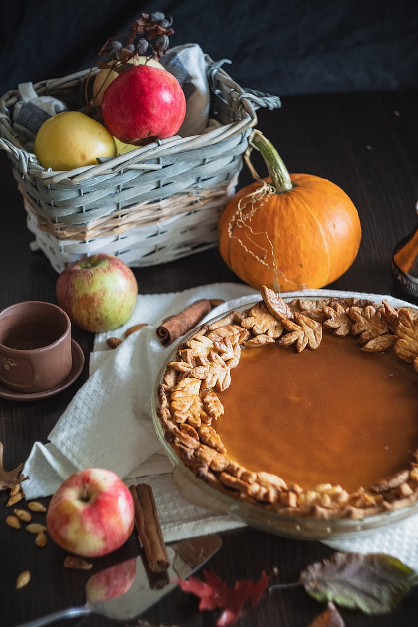 Pumpkin Pie, Thanksgiving Pie HD phone wallpaper