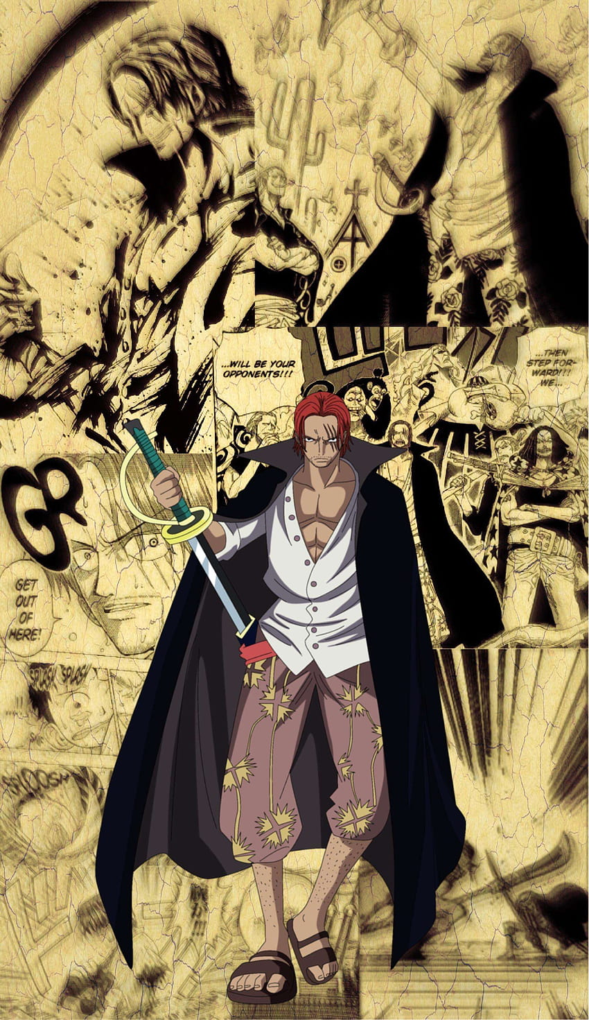 One Piece Shanks HD-Handy-Hintergrundbild