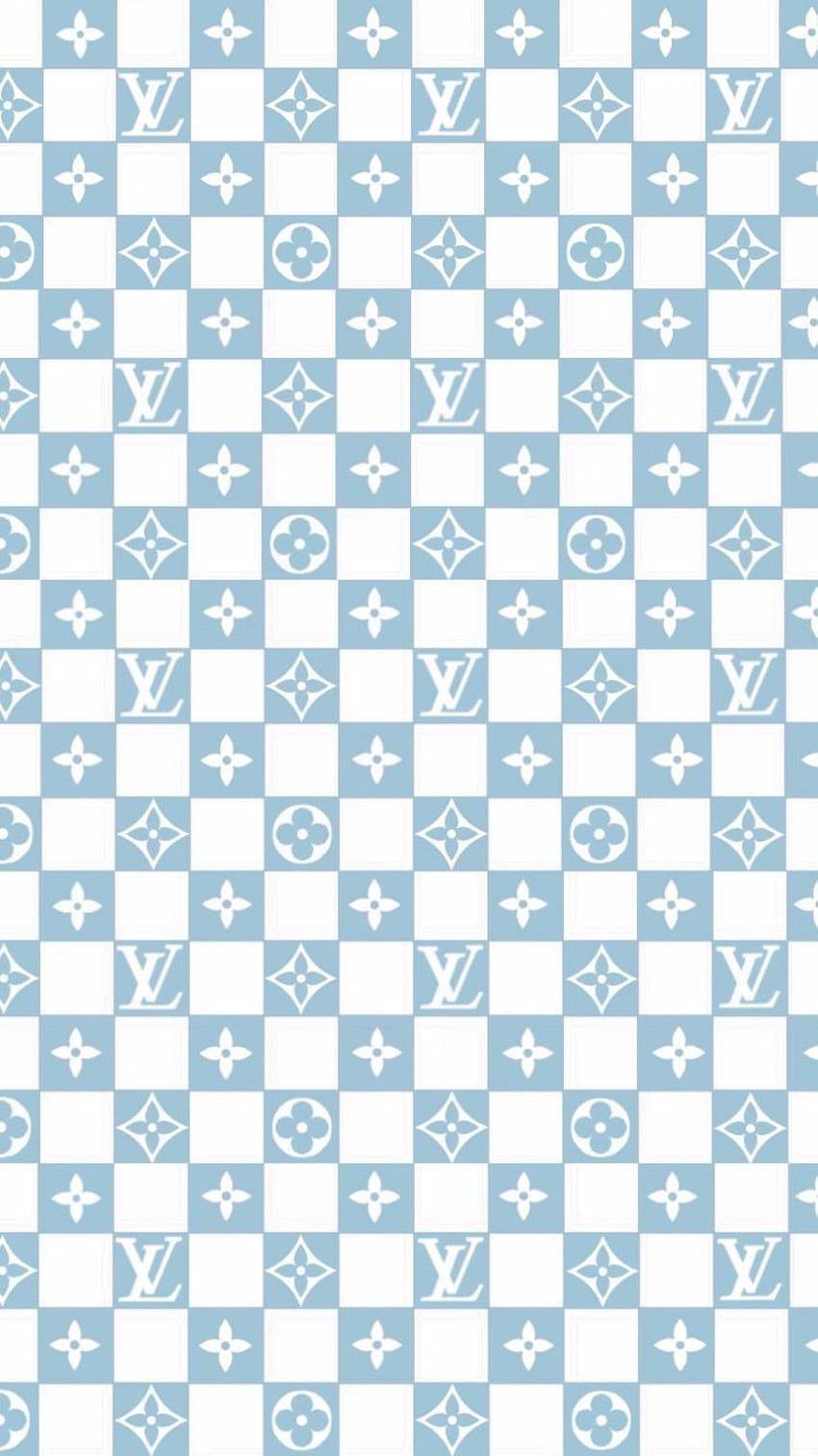 Louis vuitton baby blue checkered vans in 2020. Hype HD phone wallpaper