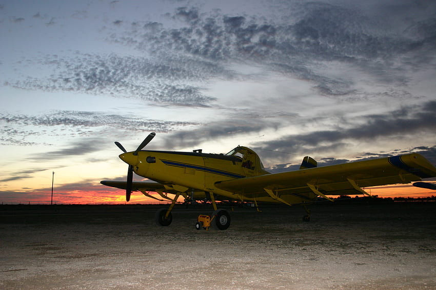 Texas Morning, Sprühgerät, Lufttraktor, Flugzeug HD-Hintergrundbild