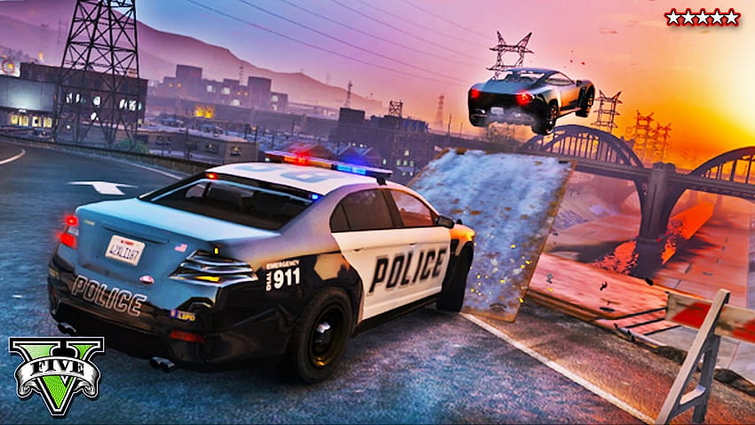 Gta V Flics Et Voleurs, GTA 5 Police Fond d'écran HD
