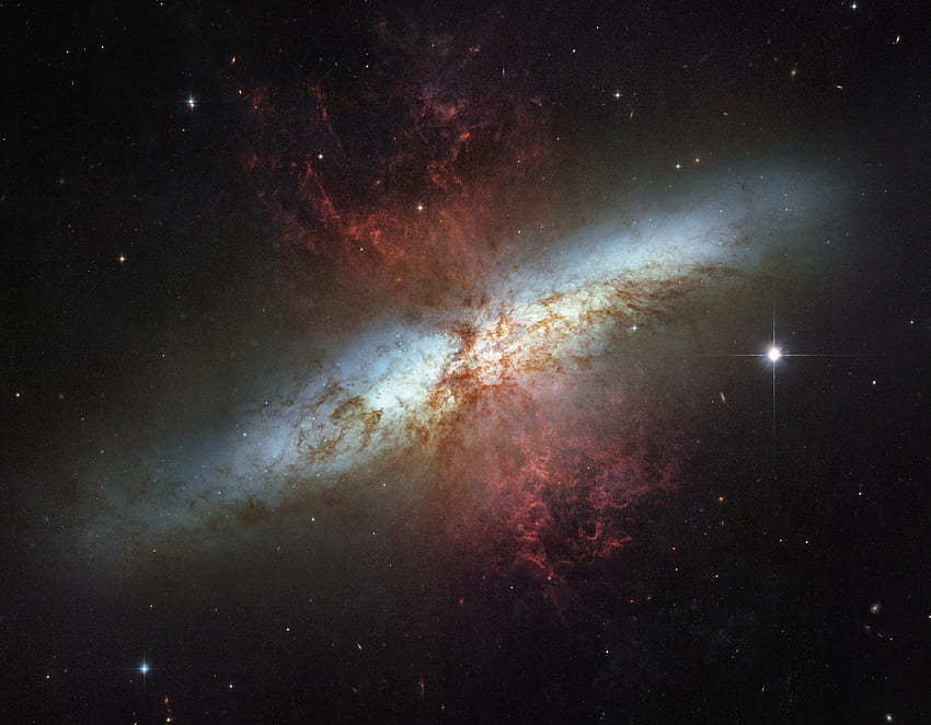 Universo, Estrelas, Galáxia, Starburst, Formação Estelar, Messier 82, M82 papel de parede HD
