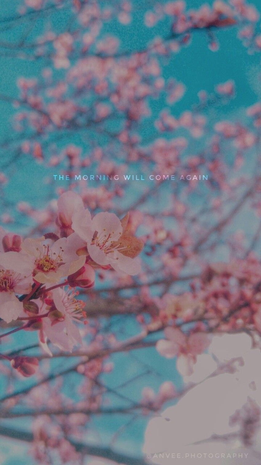 Pflaumenblüte: BTS-Zitate. Bts Frühlingstag, Blume, Frühlingstag, BTS Ästhetische Blume HD-Handy-Hintergrundbild