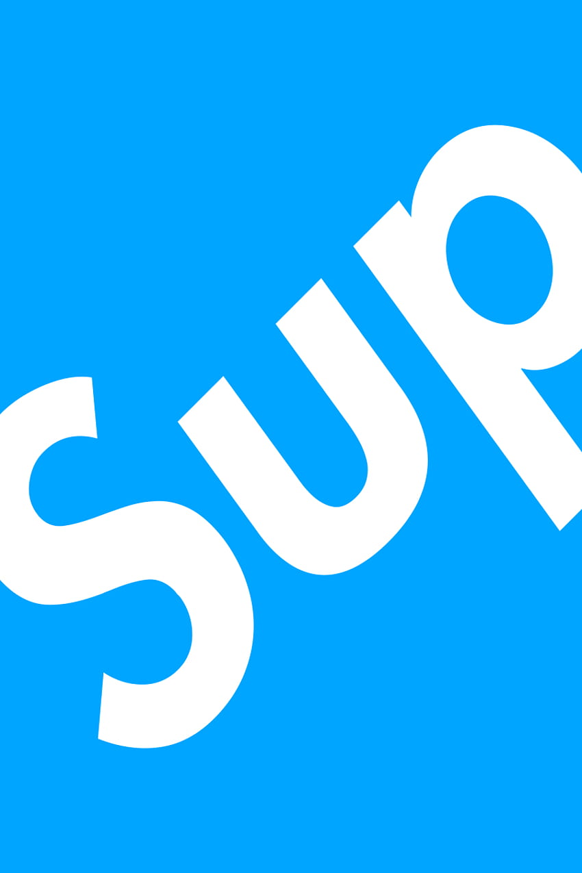 Supreme [M] – MEKKA GALLERY, Blue Supreme HD phone wallpaper