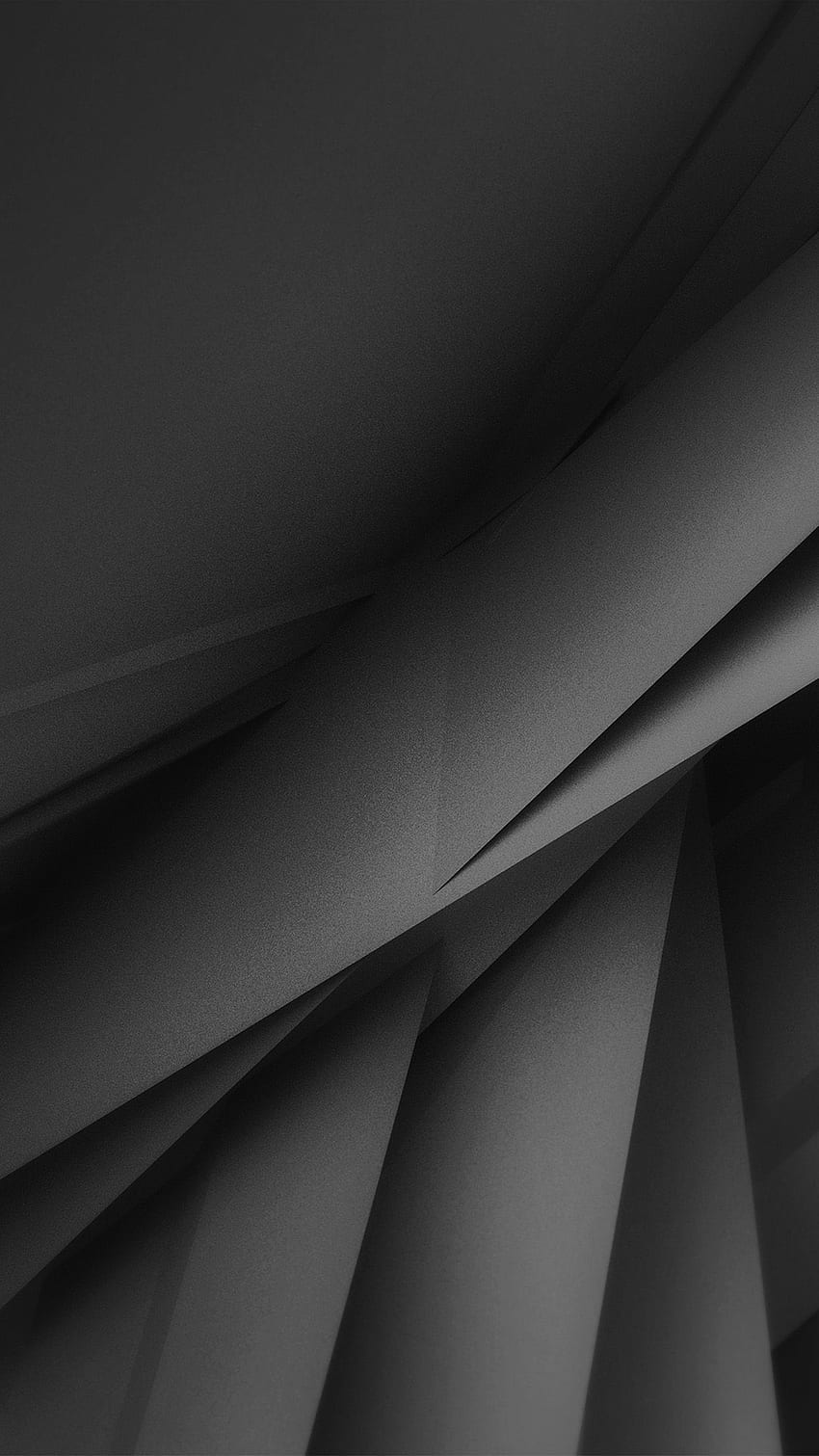 アイフォン。 抽象的な背景の線の形の灰色の minimum3D パターン bw 暗い、抽象的な黒 8 プラス HD電話の壁紙