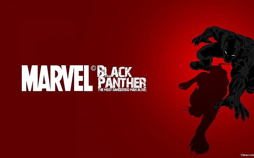 Black Panther Red Black • IOS Mode HD wallpaper