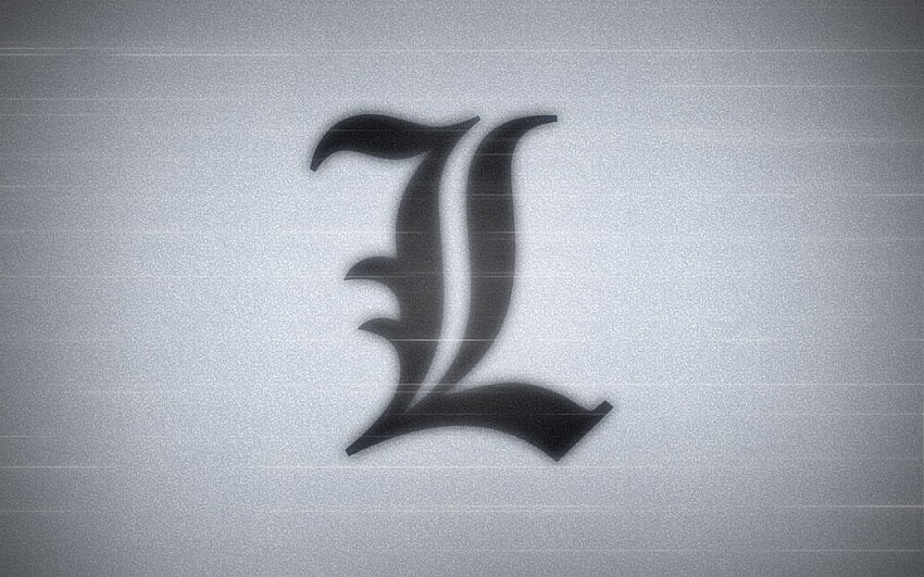 Death Note and Background , Death Note L Logo HD wallpaper | Pxfuel