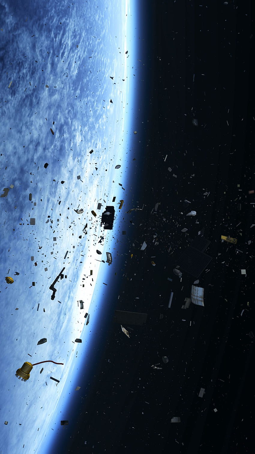Space Debris Android Phone Background HD phone wallpaper