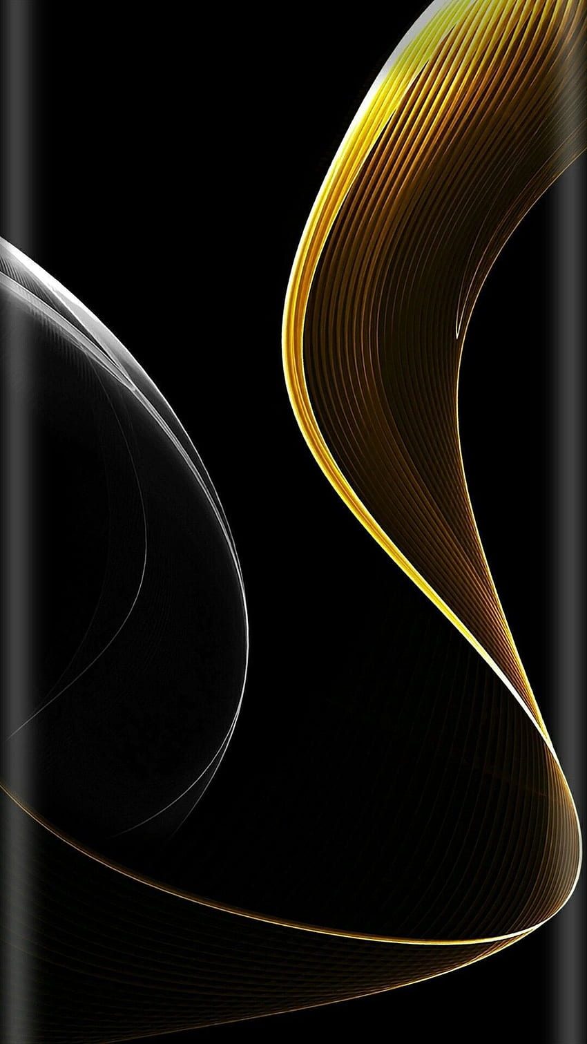 Samsung, Gold , Background - Black Gold Android, Black and Gold Apple HD phone wallpaper