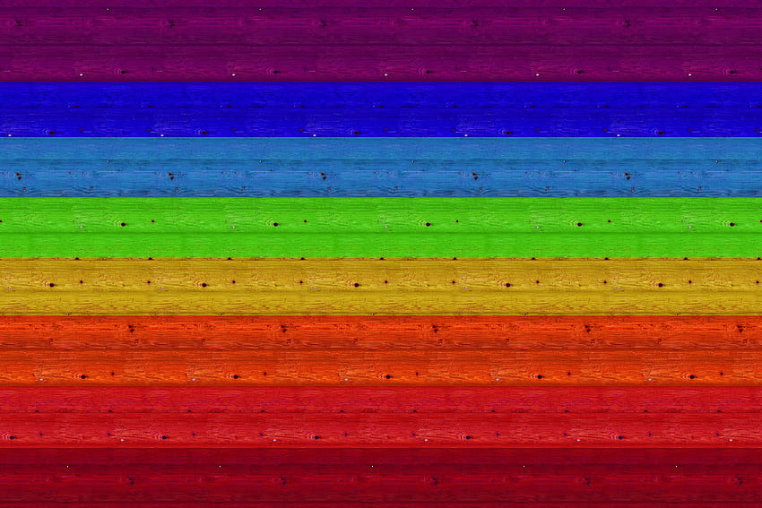 Rainbow, Multicolored, Motley, Texture, Textures, Wall, Iridescent, Planks, Board HD wallpaper